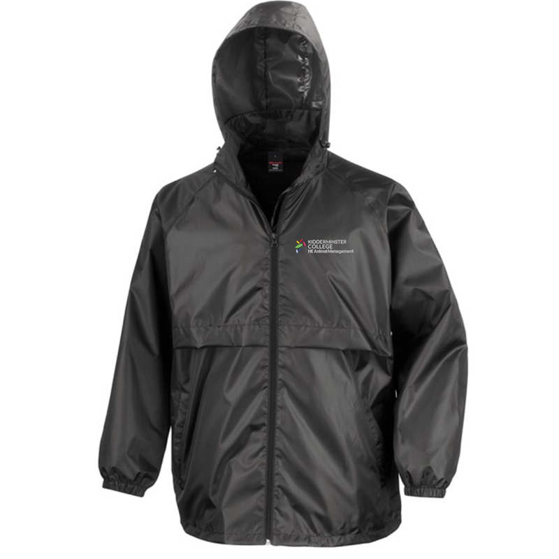 Rain Jacket, full zip with embroidered  logo