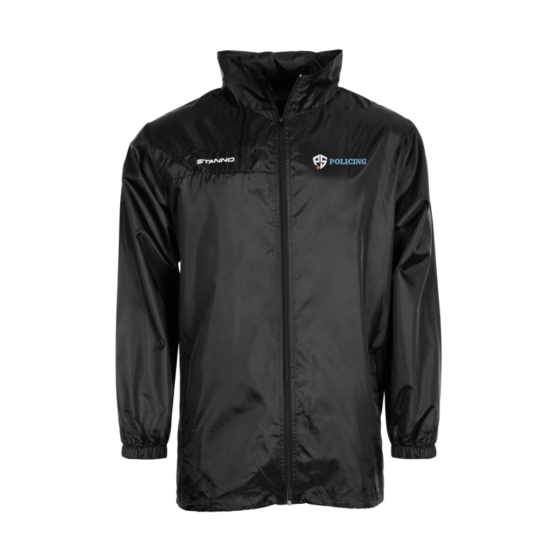 Full zip jacket with embroidered logo.