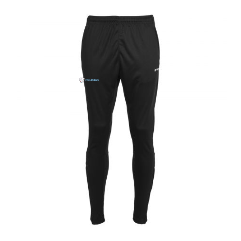 Polyester track pants, slim fit with embroidered logo