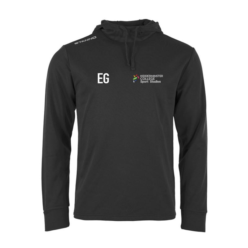Hooded Top with college logo and initials