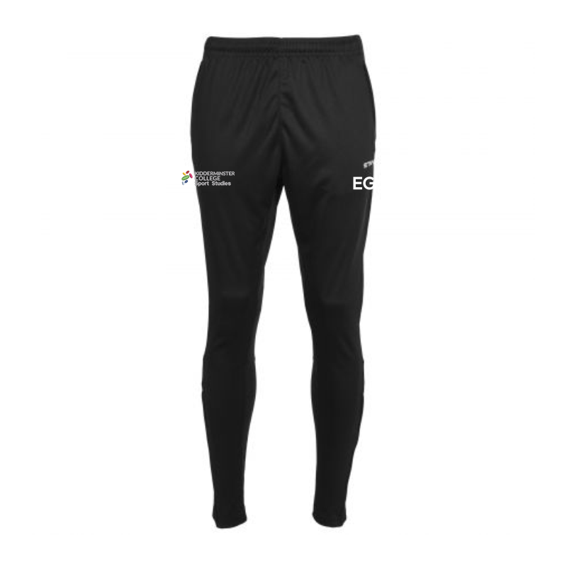 Fitted traning pants with college logo and your initials