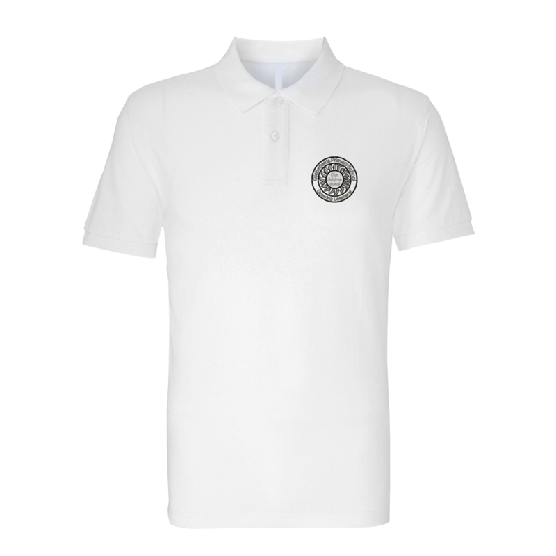 Poloshirt embroidered with School logo.
