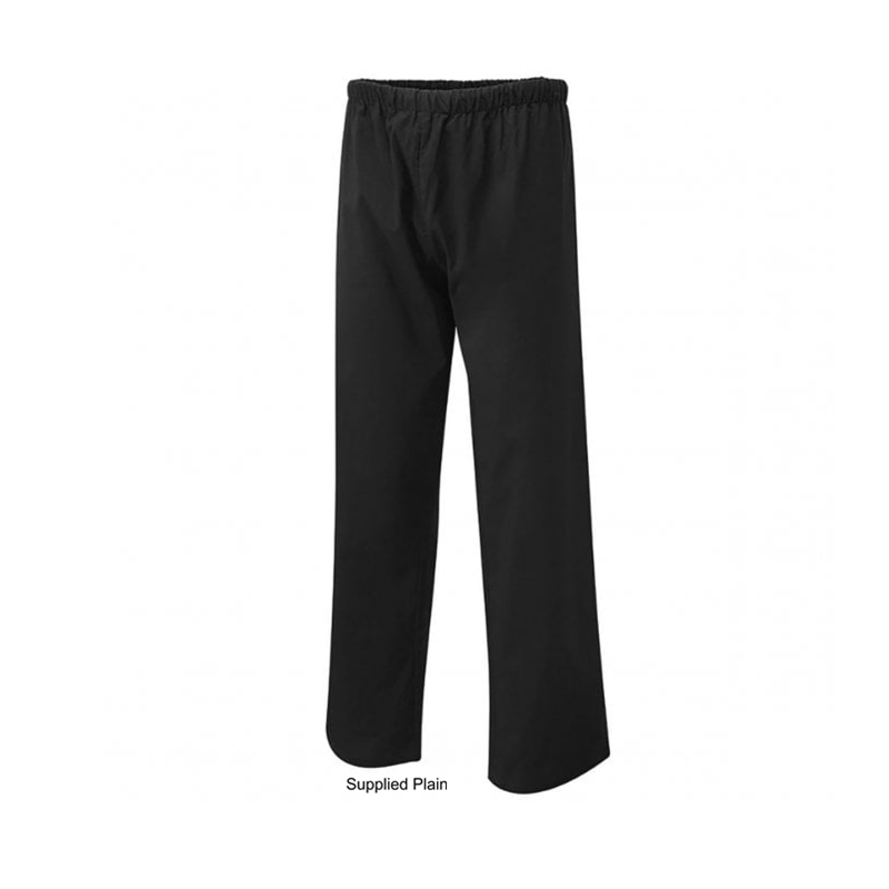 65% Polyester 35% Cotton, Fully elasticated waist with adjustable drawcord Stitched button hole for drawcord insertion, Stitched hem finish, Patch pocket on back hip, Regular Fit, Regular Leg Length, Suitable to wear as a uniform with UC921 Scrubs Tunic