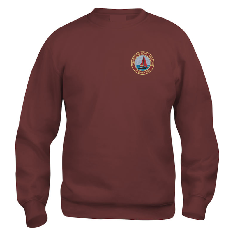 Crew neck Sweatshirt with embroidered logo