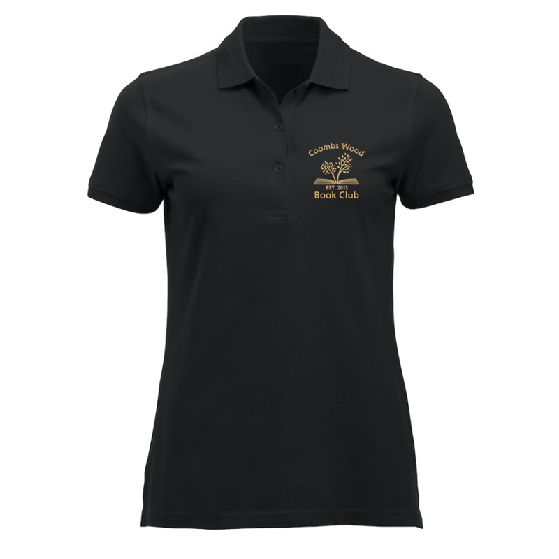 Polyester Cotton poloshirt with embroidered logo to front.