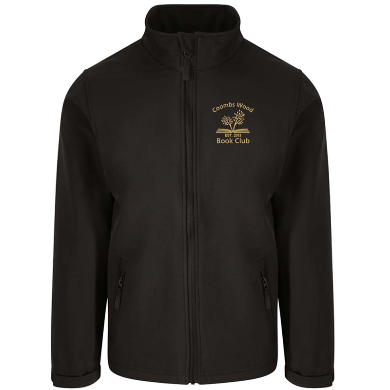 3-layer waterproof bonded fabric, with a polyester-elastane outer layer with embroidered logo