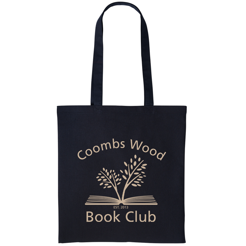 Reusable, sustainable and multi-functional bag with club logo printed to one side.