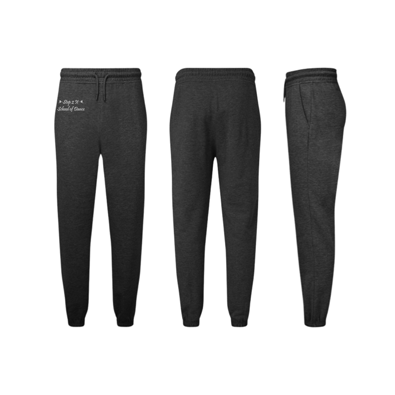 Junior cuffed joggers, printed logo to upper right hip, as worn