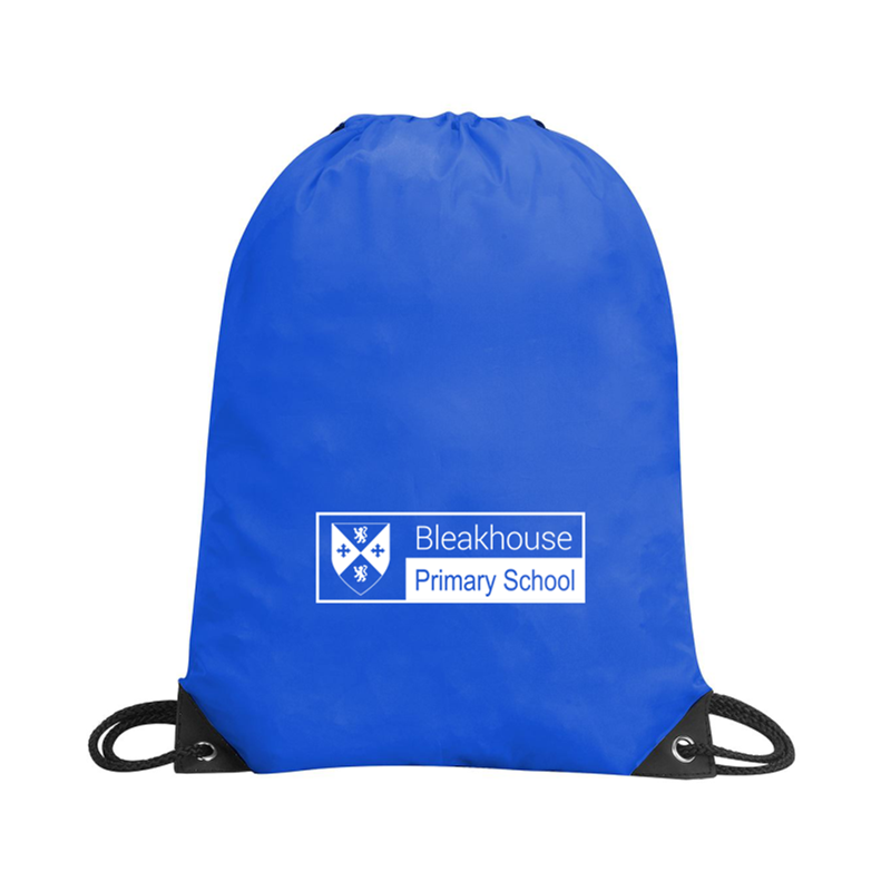 Classic drawstring bag with printed logo.