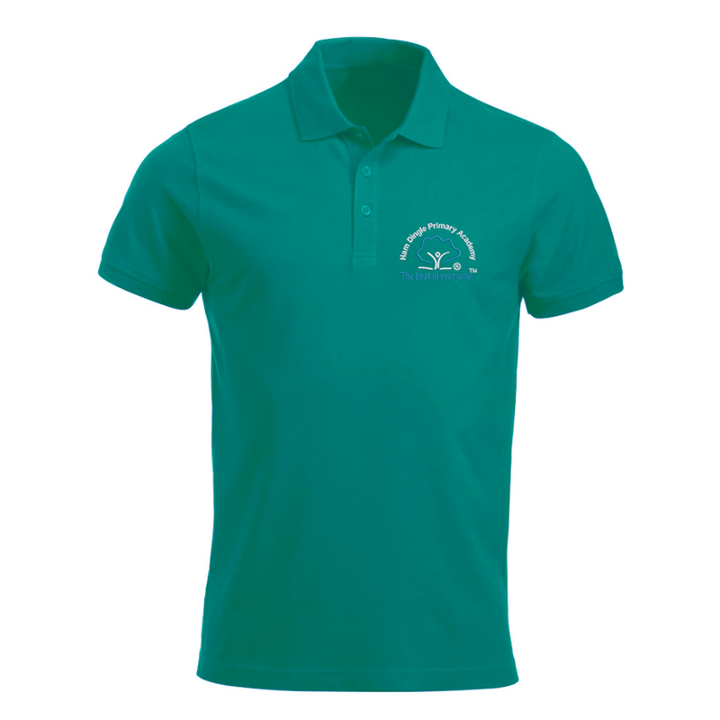 Poloshirt embroidered with School logo