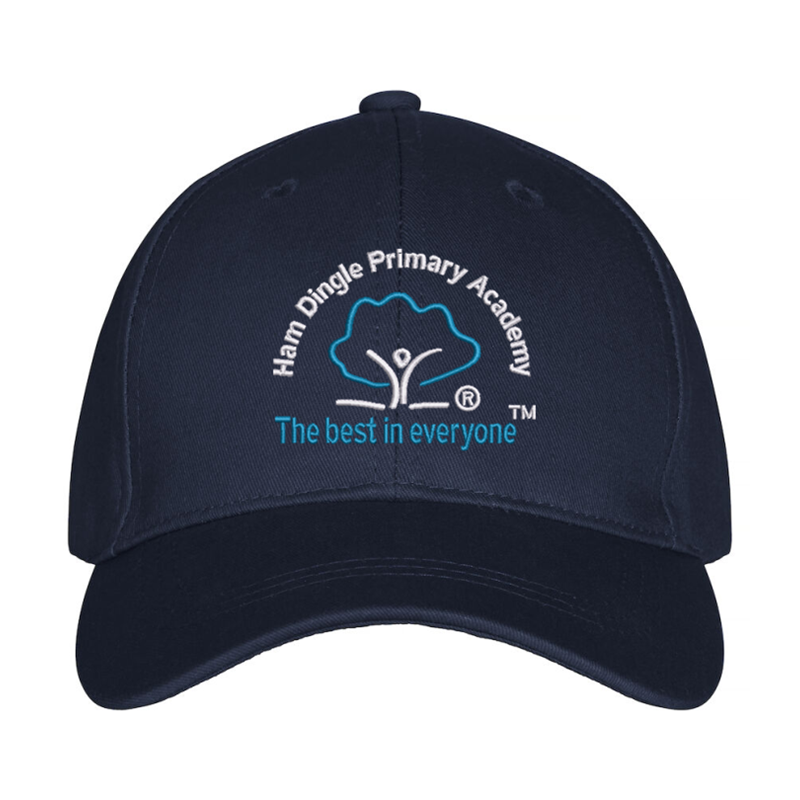 Baseball Cap with School logo embroidered