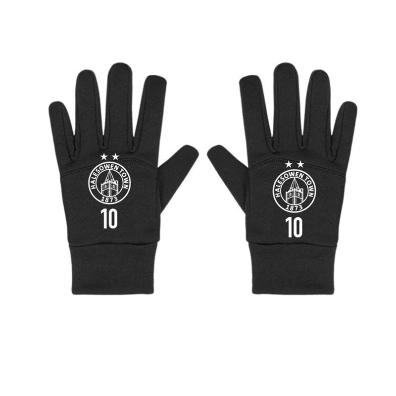Polyester Sports Gloves with club logo and free iniital or number