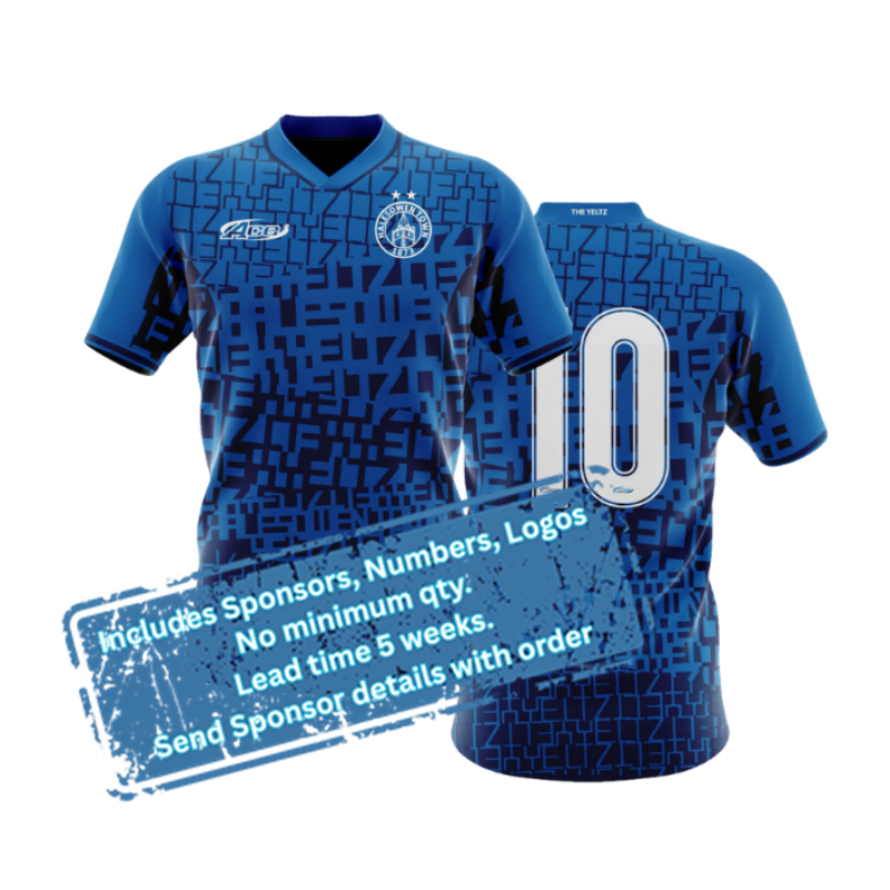 Polyester premium fabric, first team replica shirt. Additional sponsor logos, numbers, names all inluded in the price.