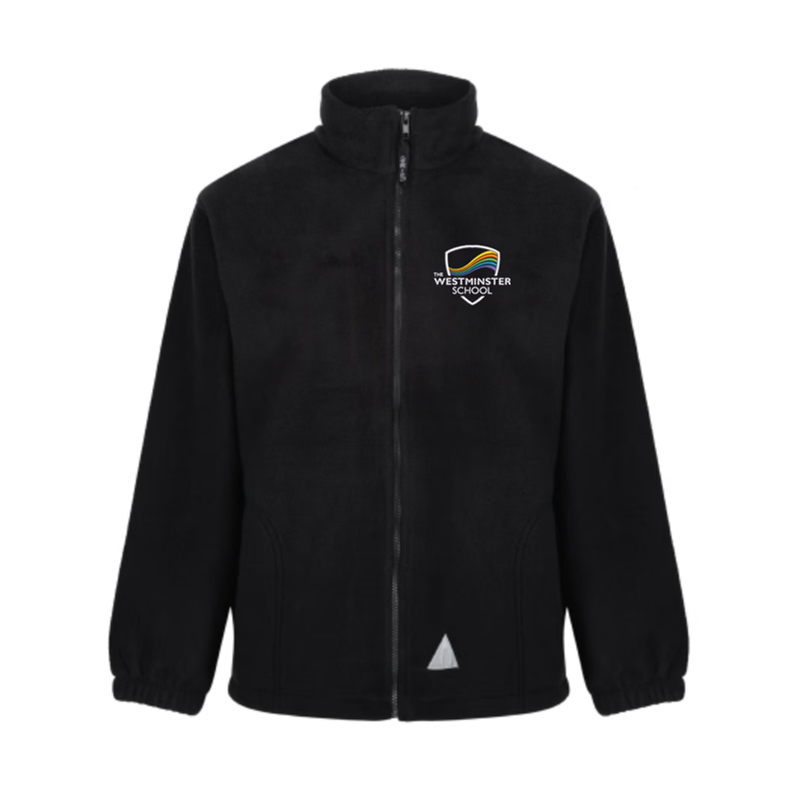 Full zip fleece jacket embroidered School logo left breast