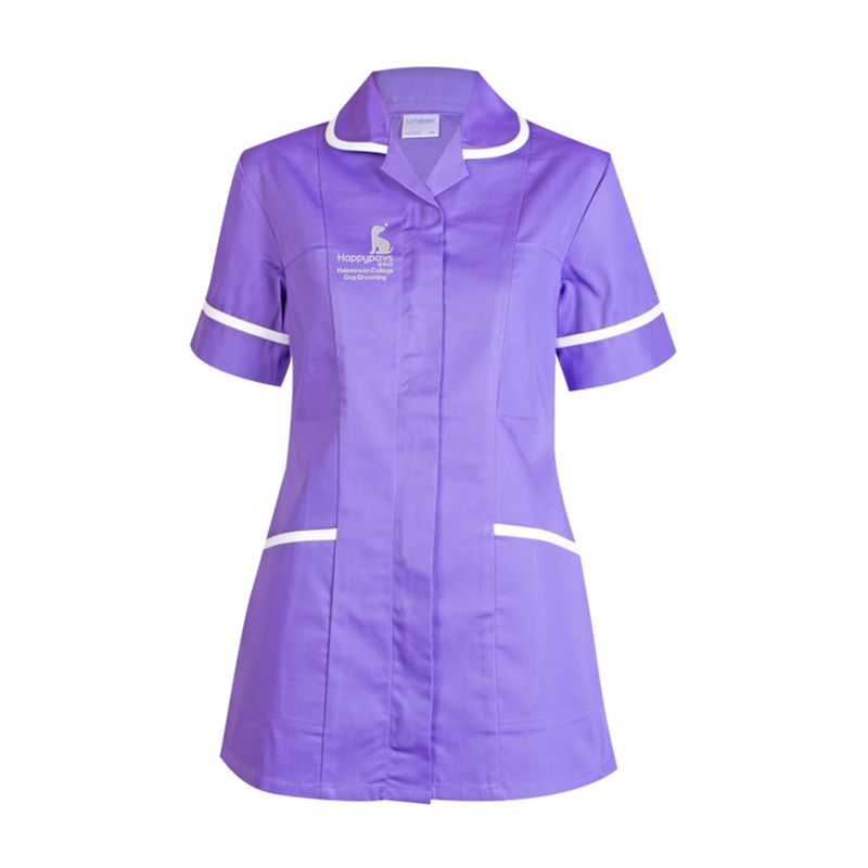 Heavyweight tunic with embroidered logo.