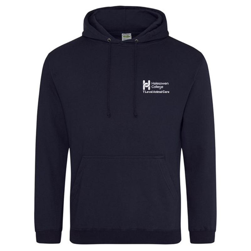 Premiumclassic hoodie, unisex fit, with embroidered logo.