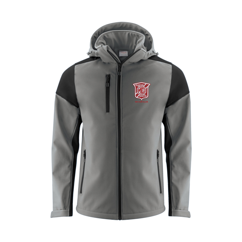 Premium recycled shell jacket with embroidered logo