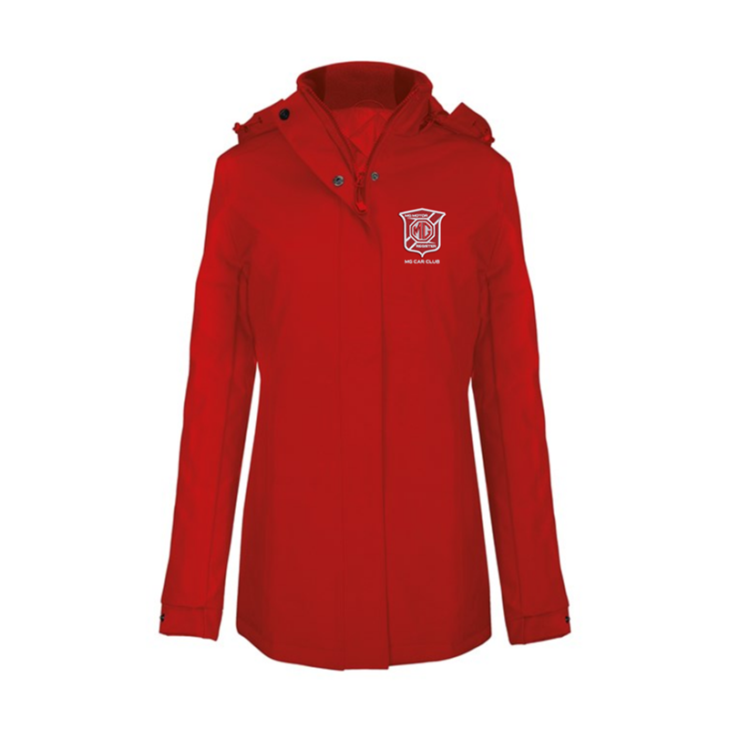 100% polyester Oxford outer - quilted polyester padding and lining. Zip fastening with tear release fastening and concealed press studs. 2 zipped outer pockets. 2 inside pockets (1 mobile phone pocket). Concealed hood. Fleece-lined collar.