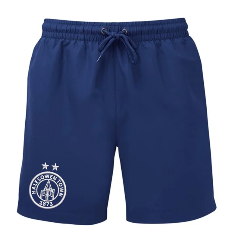 Make a statement this holiday season with Yeltz swim shorts.featuring contrast mesh inserts, drawcords, and an elastic waistband.